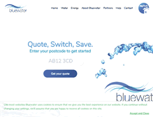Tablet Screenshot of bluebusinesswater.com